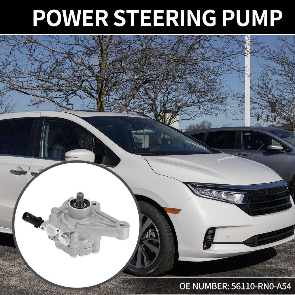 Power Steering Pump No. 56110-RN0-A54 for Honda Pilot 3.5L V6 (2012–2015)