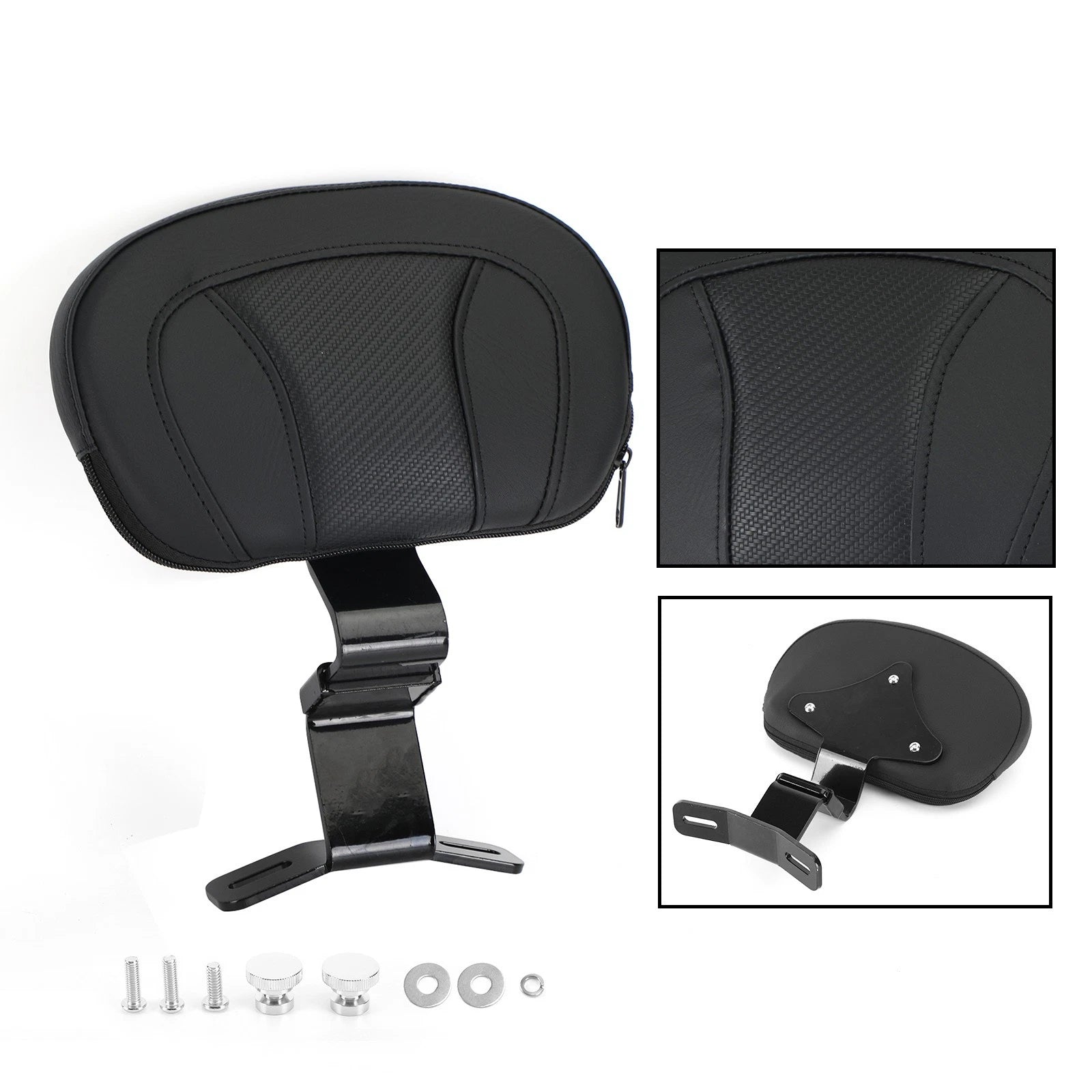 Driver Backrest Pad for Harley Touring CVO Street Glide Road King (2009–2021)