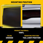 Tail Light Overlay Decal for Charger 2011–2014 (D5 H, Smoked)