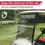 Folding Tinted Windshield for EZGO TXT & Medalist (1994-2014)