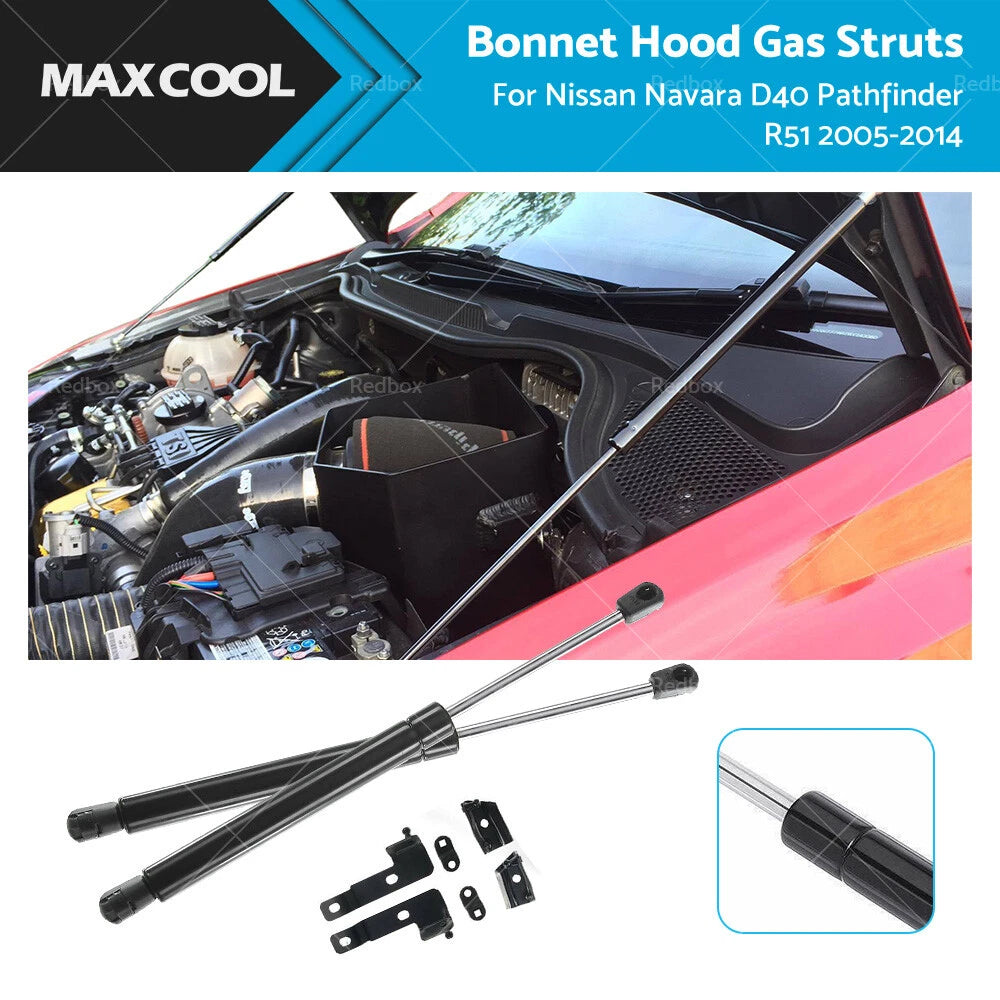 Gas Struts Kit for Nissan Navara D40, Pathfinder R51 (2005–2015)