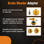 Brake Master Cylinder Bleeder Adaptors for Various Makes (17-Piece) (—)