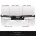Chrome Rear Bumper Assembly for Ford F-150 (2006–2008)