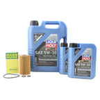 Oil Change Kit for Mercedes OM651 (7L Liqui Moly Longtime High Tech 5W-30)