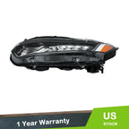 Front Headlight Assembly for Honda Accord (2018–2021) LH Clear Halogen