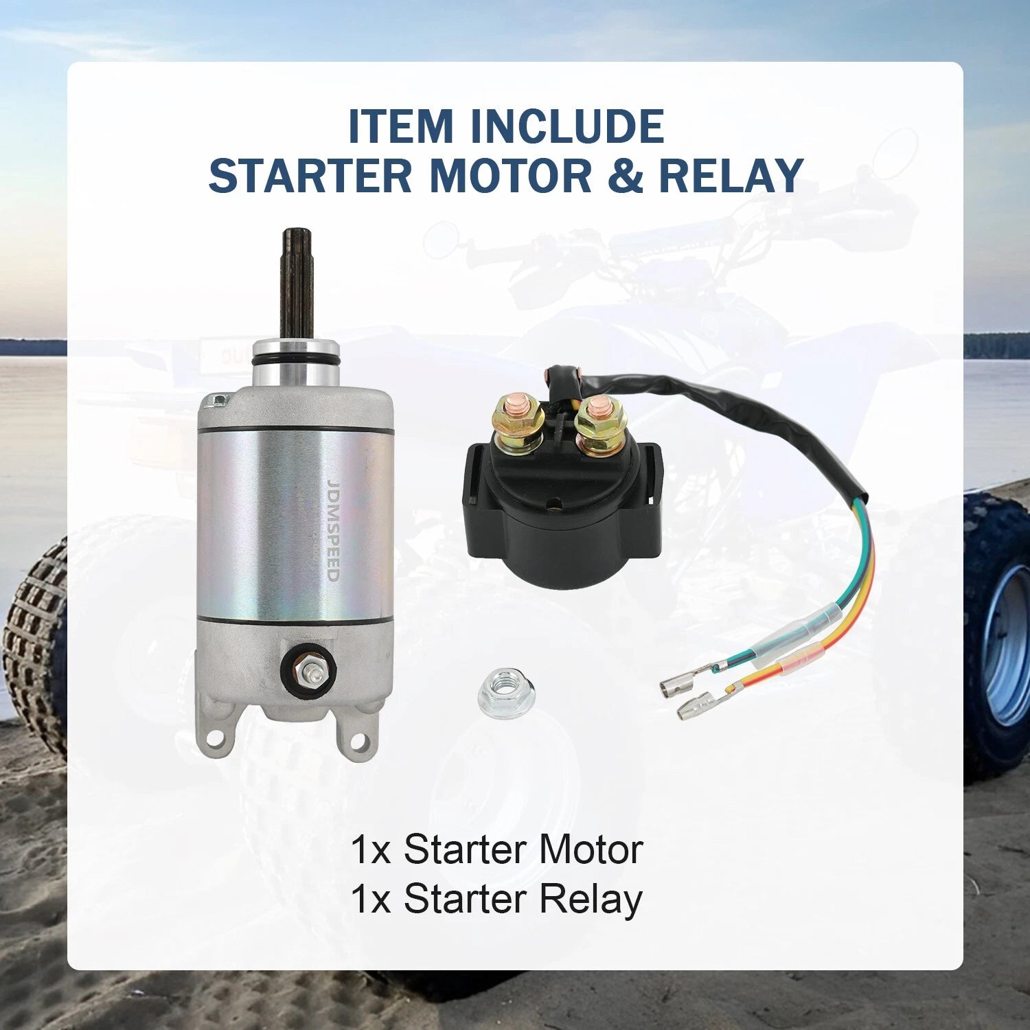 Starter Motor for Honda Sportrax 400EX (2000-2009)