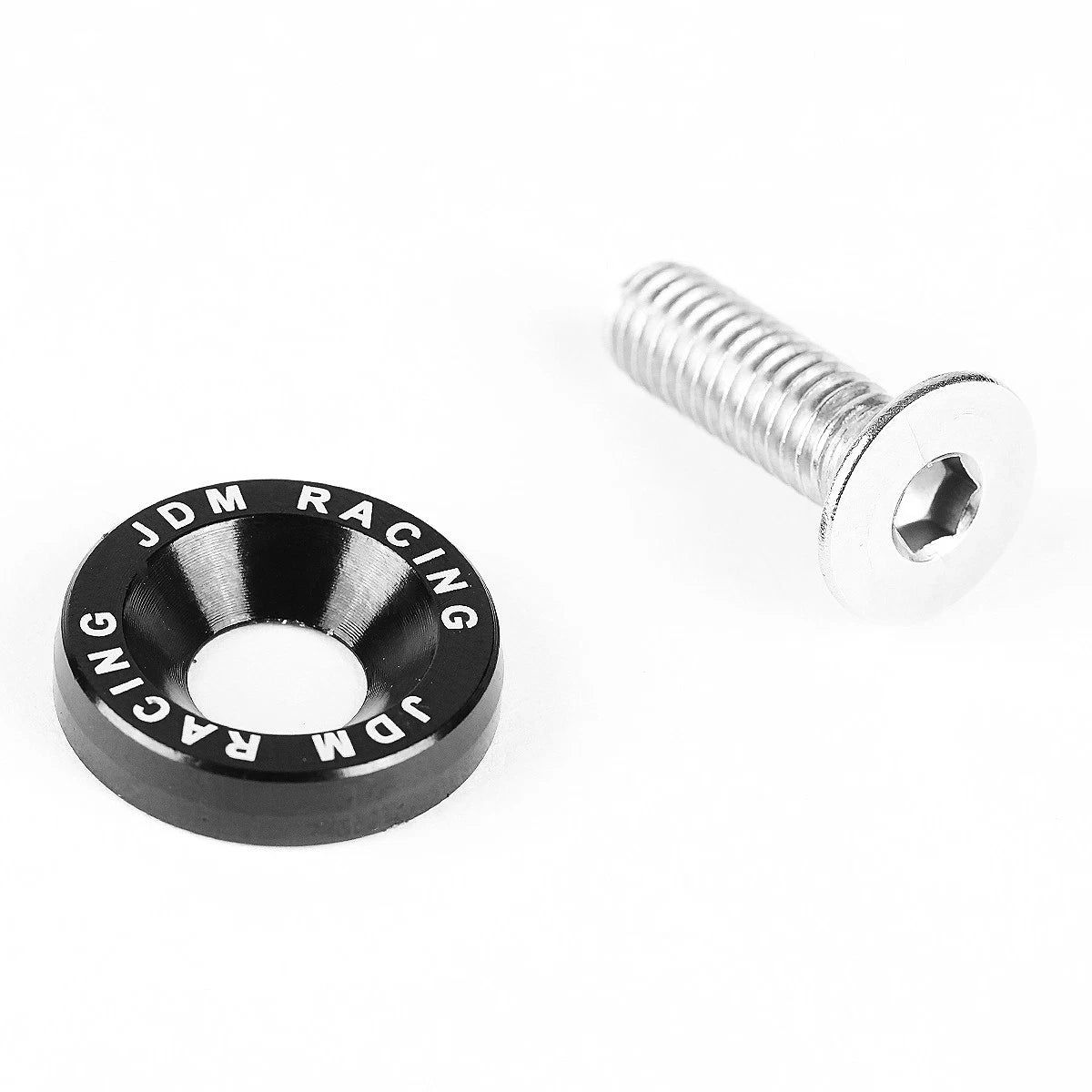 20 Pcs Black 20mm Aluminum Fender Washers for M6 x 1.0 Bolt Holes