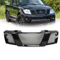 Glossy Black Mesh Front Upper Grill for Nissan Frontier (2005–2008)