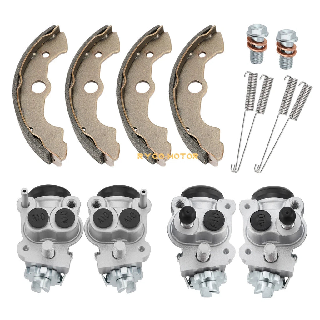 Front Brake Wheel Cylinders W/Shoes for Honda Rancher 350 TRX350TM/TE (2000–2003)