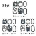3X Carburetor Repair Kit for Husqvarna 130BT (Walbro K20-WYA)