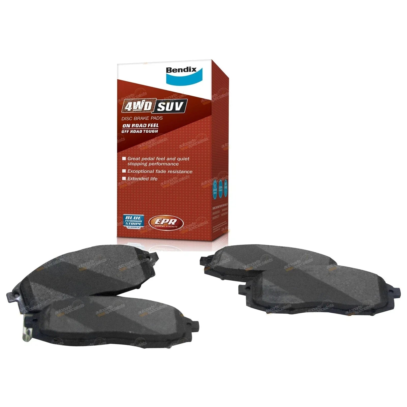 4WD Front Disc Brake Pad Set for Nissan Navara D22 (1997-2016)