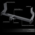 Tow Hitch Receiver 2" for Sprinter 2600 3500 (2007–2026)