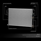 Aluminum Core Engine Cooling Radiator for Mercedes-Benz E-Class (2003–2009) 2868