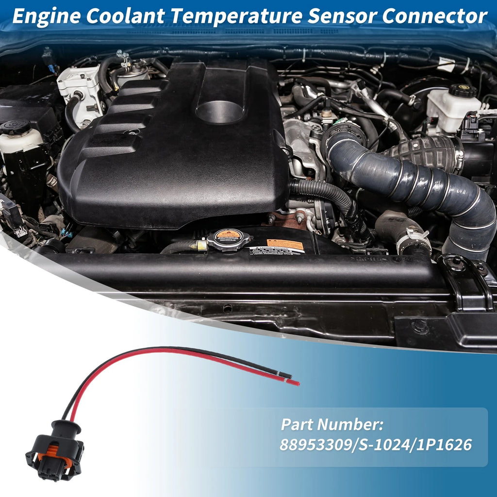 Engine Coolant Temperature Sensor Connector for Buick (88953309/S-1024)
