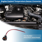 Engine Coolant Temperature Sensor Connector for Buick (88953309/S-1024)