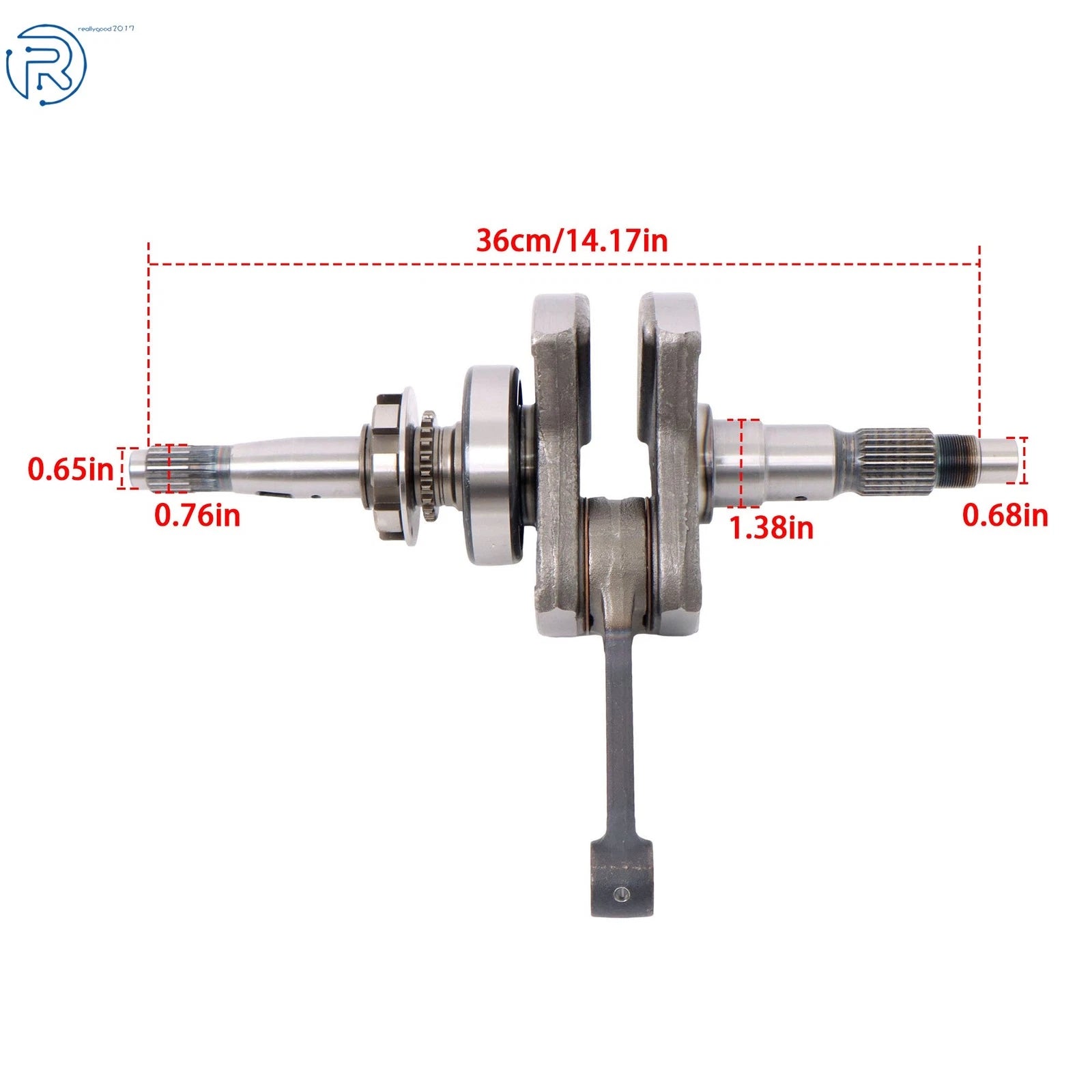 Crankshaft Taper Ratio 1:5 for HiSun 500