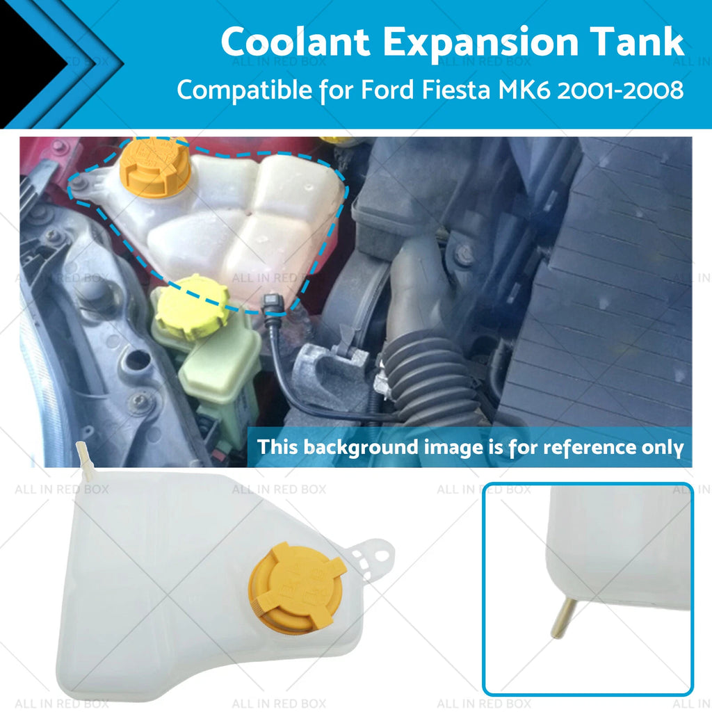 Radiator Expansion Bottle Tank for Ford Fiesta MK6 WP WQ (2001–2008)