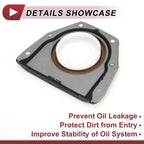 1Pc Crankshaft Oil Seal with Flange for Ford Escape Fiesta Fusion (2001–2020) No.BM5G6K301AB