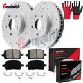 Front Brake Rotors + Ceramic Brake Pads for Toyota Avalon (2000–2004)