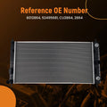 Aluminum Radiator for Chevrolet Malibu 2.4L (2008–2012) 8012864