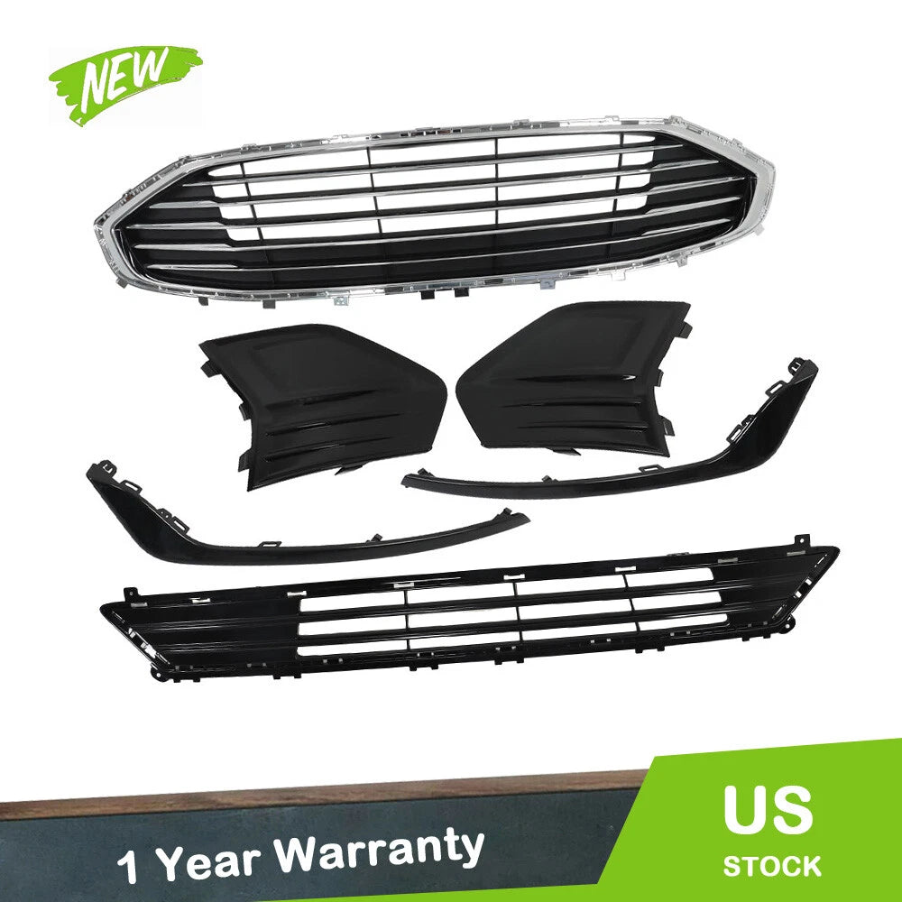 Grill and Fog Light Covers for Ford Fusion (2019–2020)