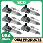 6X Ignition Coil & Spark Plug for Volvo S60 V70 XC70 XC90 Land Rover LR2 (2001–2016)