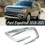 Fog Light Lamp Cover Trim  For Ford Expedition (2018-2021)