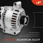Alternator for Ford Escape Mazda Tribute (2001–2004) 3.0L 110A 6 Groove