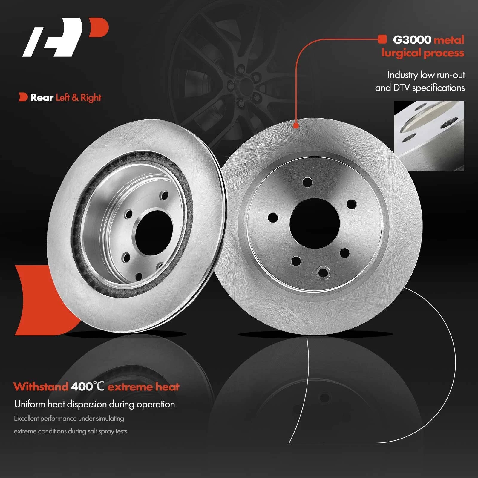 Disc Brake Rotors & Pads for Nissan Maxima (2009–2014)