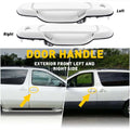 Set of 2 Exterior Door Handles for Toyota Sienna (1998–2003) White V