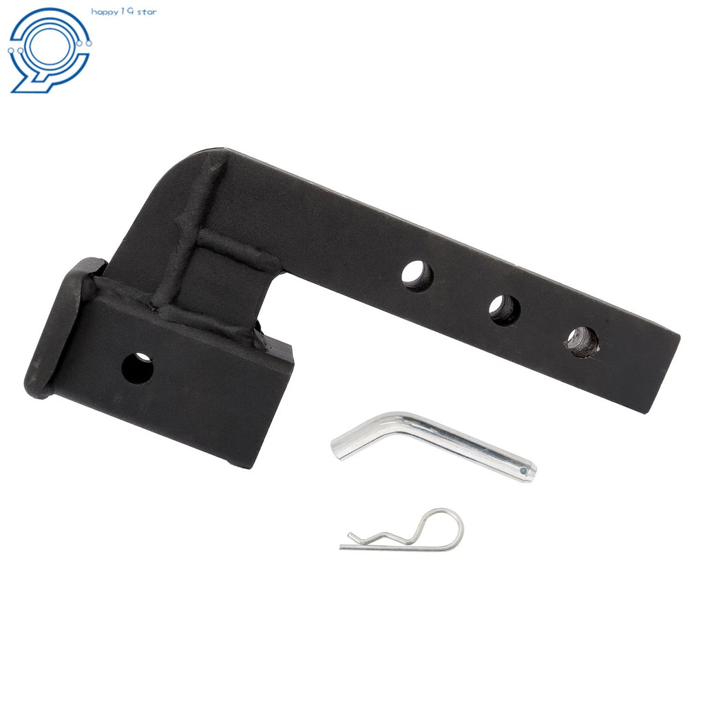 Trailer Hitch Riser for 2 Inch Receivers (7500 lbs, 4 Inch Rise/Drop)