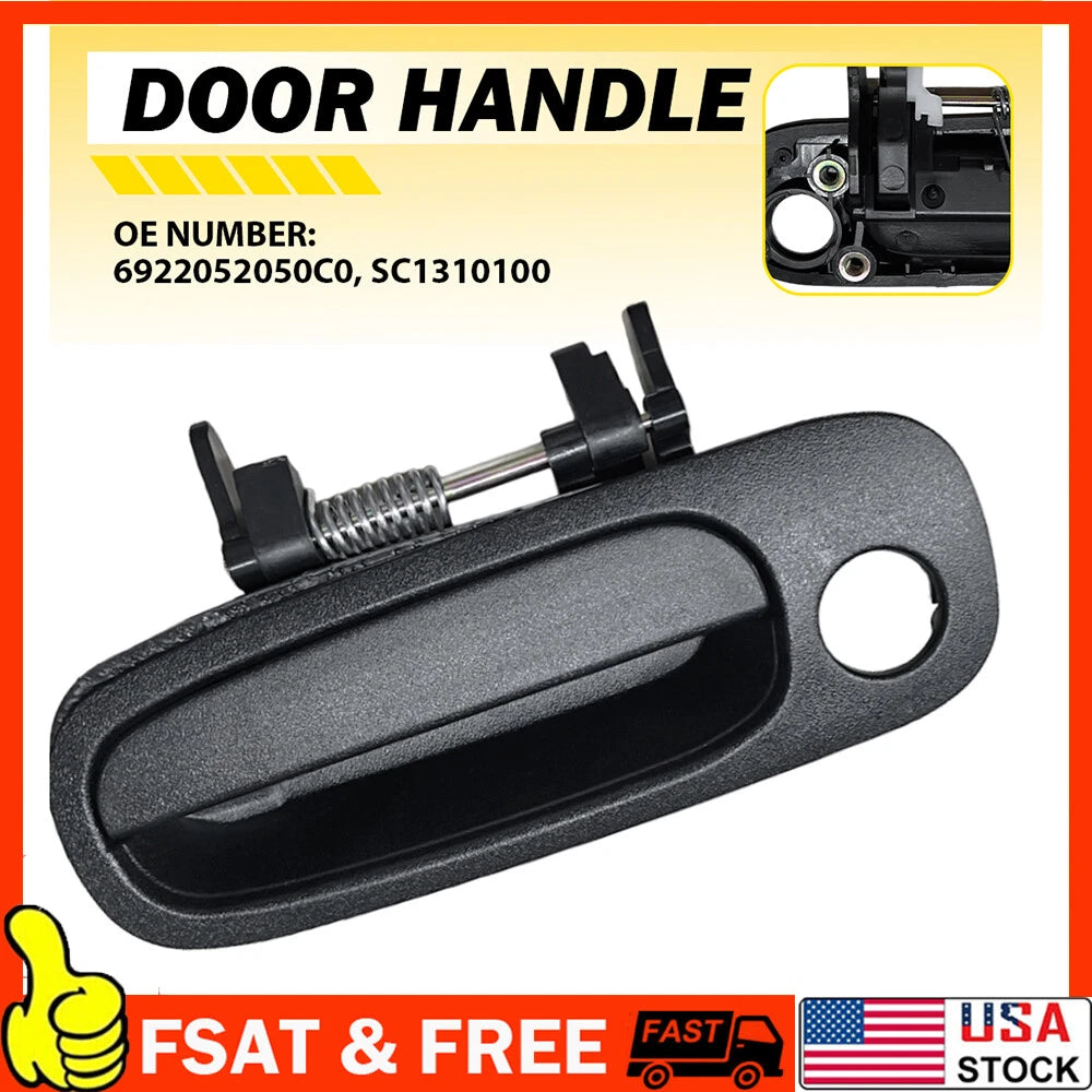Exterior Door Handle for Scion xB (2004â2006) Black Front Driver Side