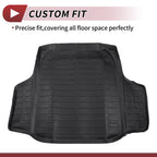 Cargo Liner Rear Trunk Mat for Honda Accord (2013–2017) TPE Long Grid Pattern