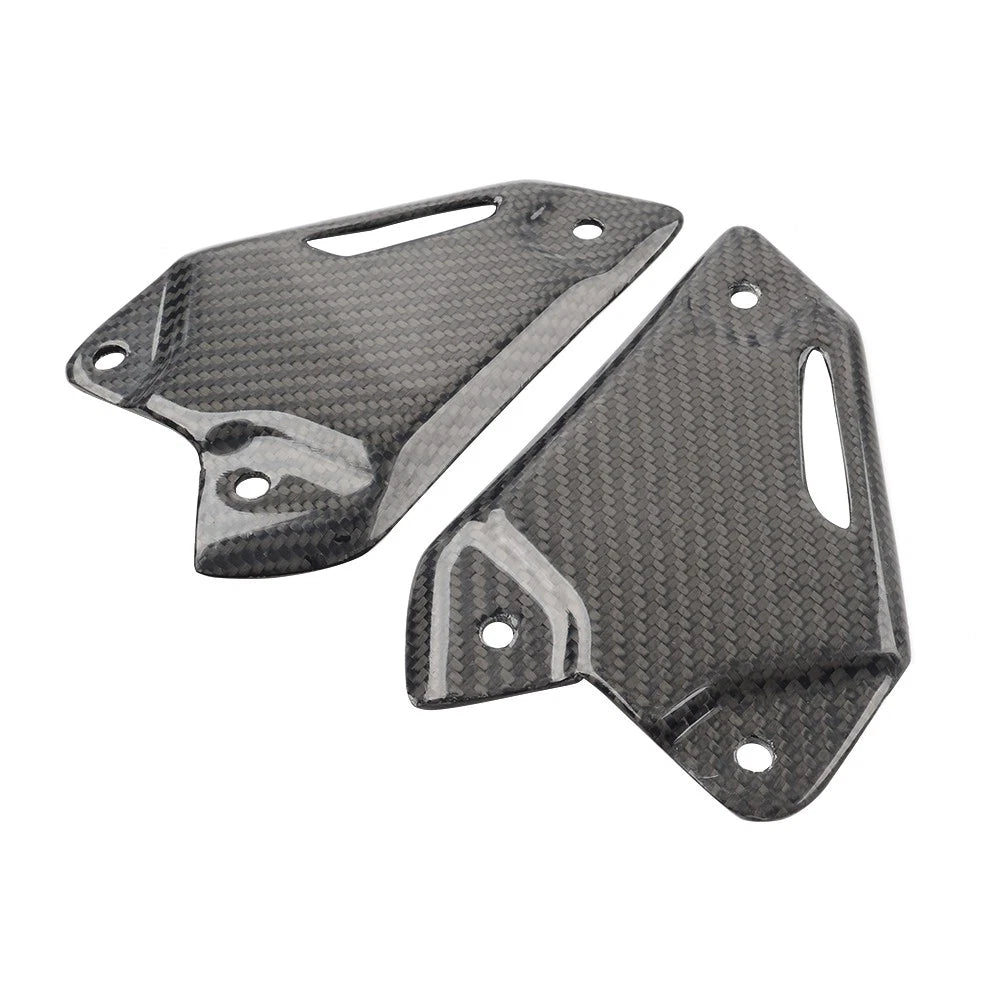 Footrest Plate Heel Guard for Kawasaki Z900 Z900SE (2017–2024) Carbon Fiber
