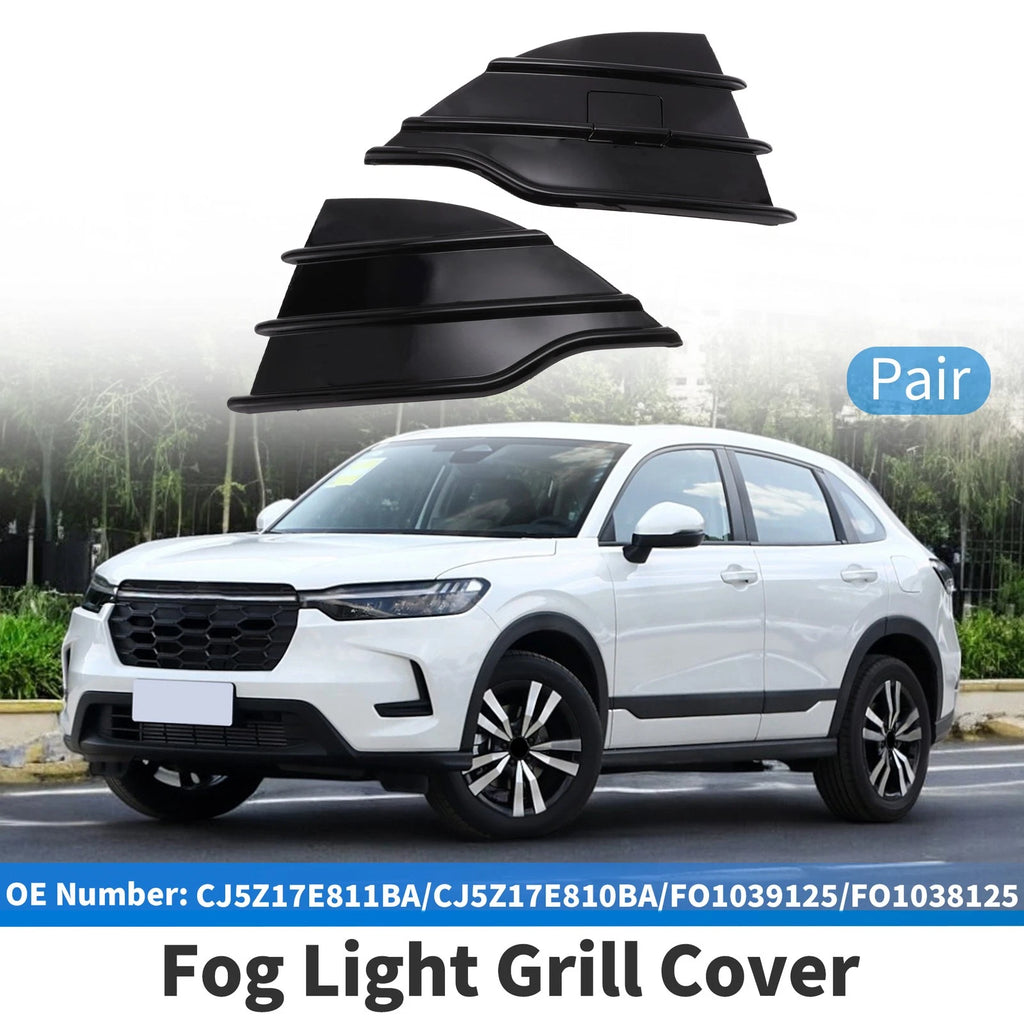 Fog Light Grill No.CJ5Z17E811BA for Ford Escape (2013–2016) Glossy Black 1 Pair