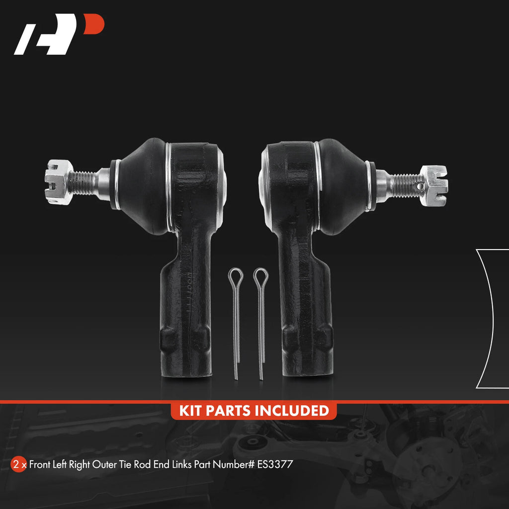 2X Outer Tie Rod End for Hyundai Elantra (2001–2006) Kia Spectra