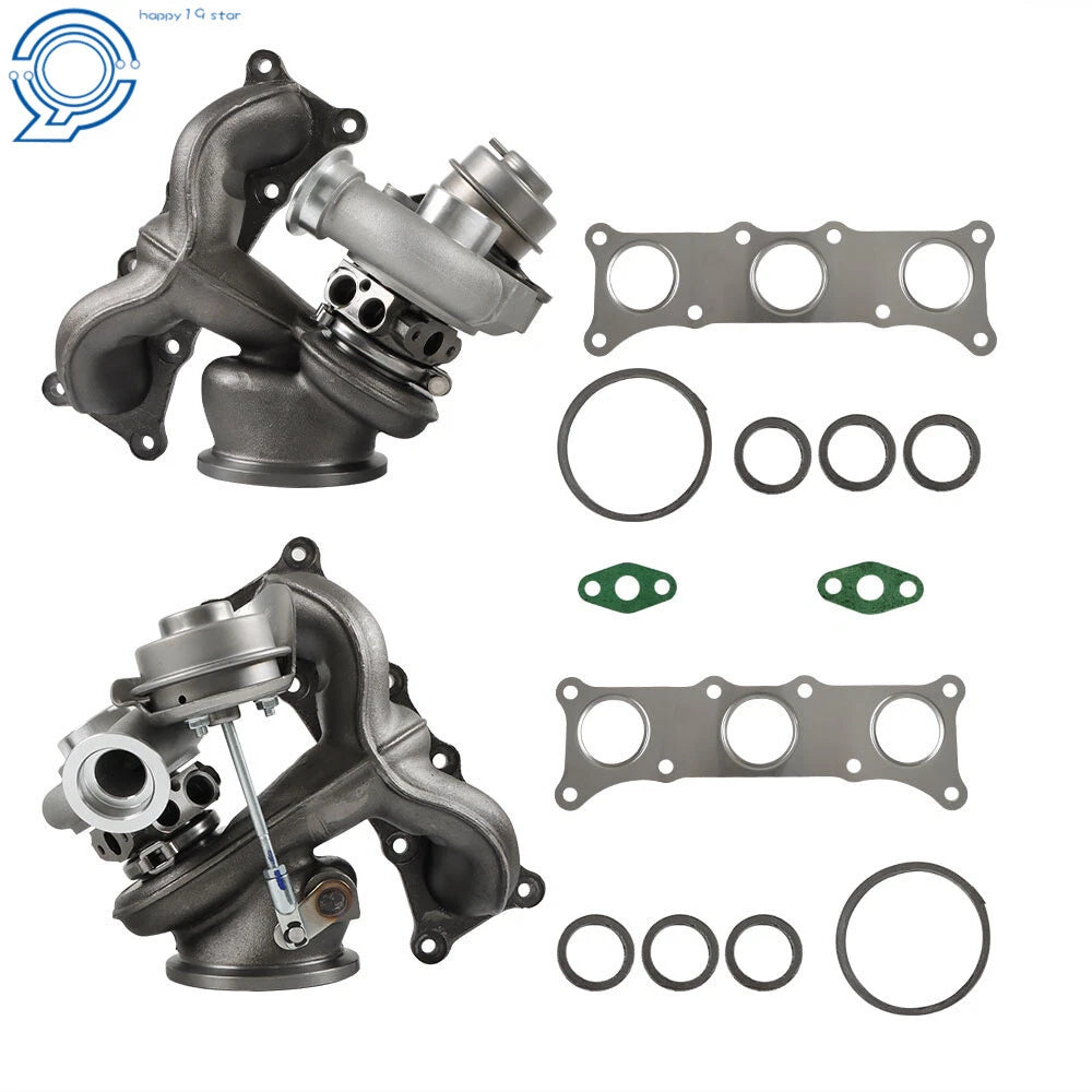 Set of 2 Turbochargers for BMW 335i 335xi 335is (2007–2013)