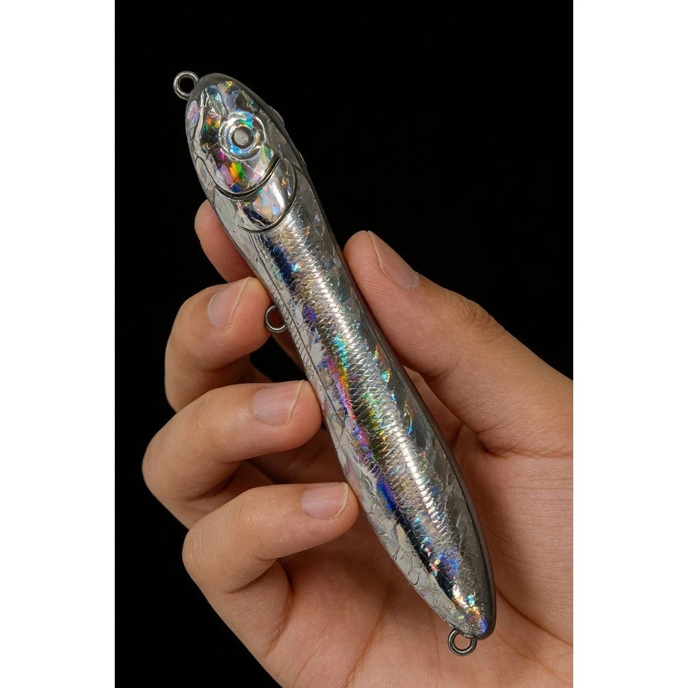 Water Ripple Gold Topwater Hard Bait for Freshwater Bass (10cm, 14.3g)