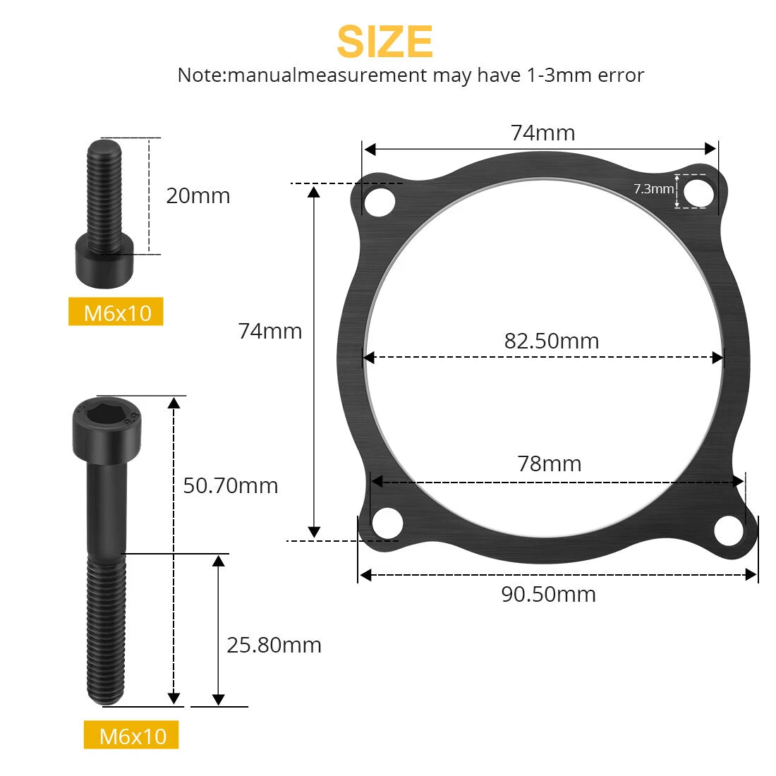 Pinion Bearing Retainer with Bolt for Polaris General Ranger RZR 1000 XP (2016–2023)