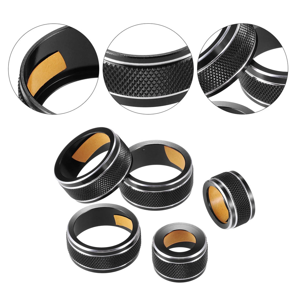 Set of 5 AC Air Conditioner Switch Knob Covers for Toyota Camry (2017)