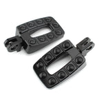1 Pair Black Non-slip Rear Foot Pegs for T100 (2002–2013)