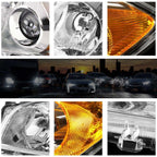 Chrome Housing Amber Corner Projector Headlight for RAV4 (2009–2012)