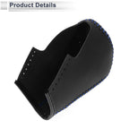 Gear Shift Knob Cover for BMW 3 Series Black Blue Faux Leather (2004 - 2012)