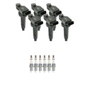Set of 6 NGK Ignition Coils & Ruthenium Spark Plugs for Camry ES300 Sienna V6 (1997–2006)