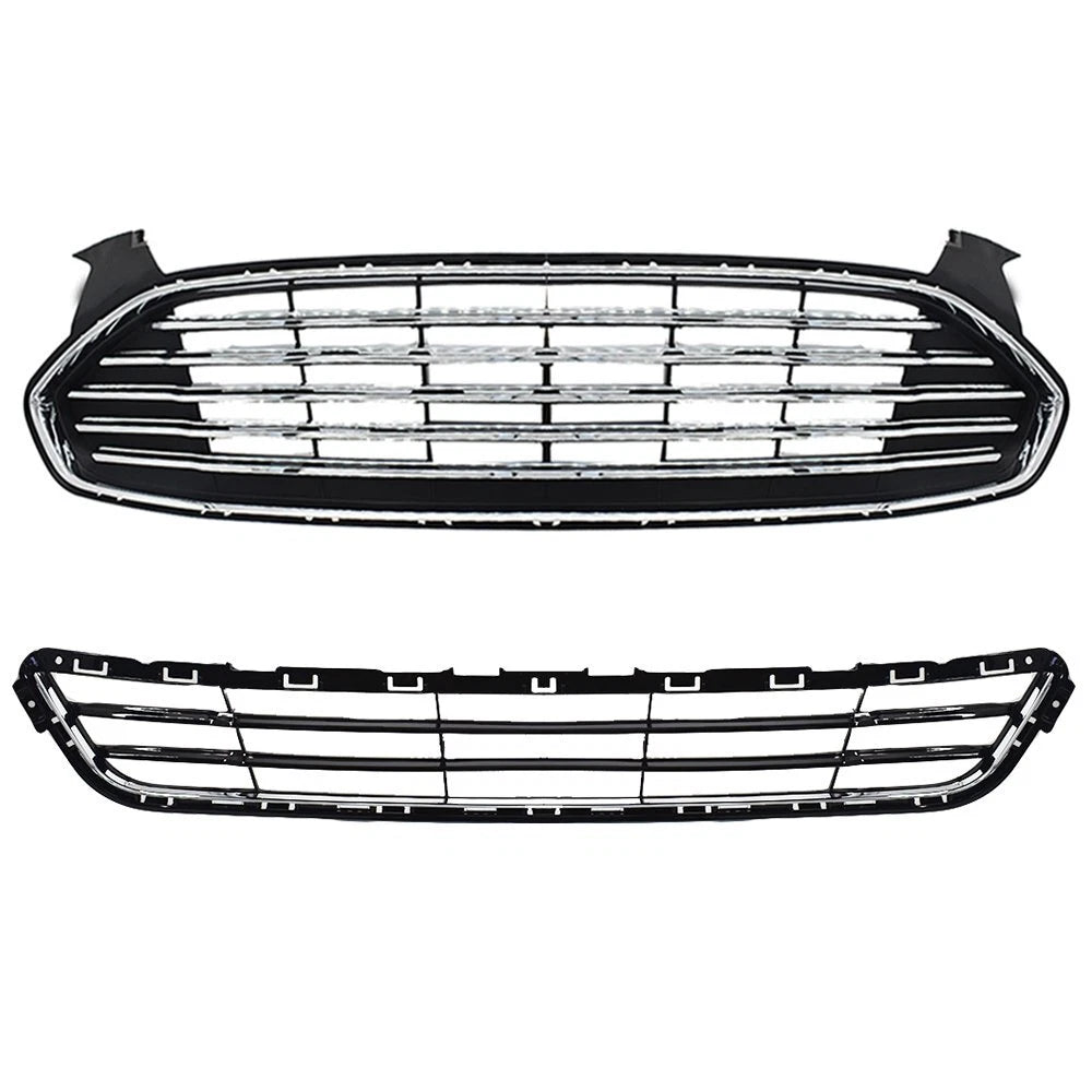 Front Bumper Cover & Grille for Ford Fusion (2013–2016)