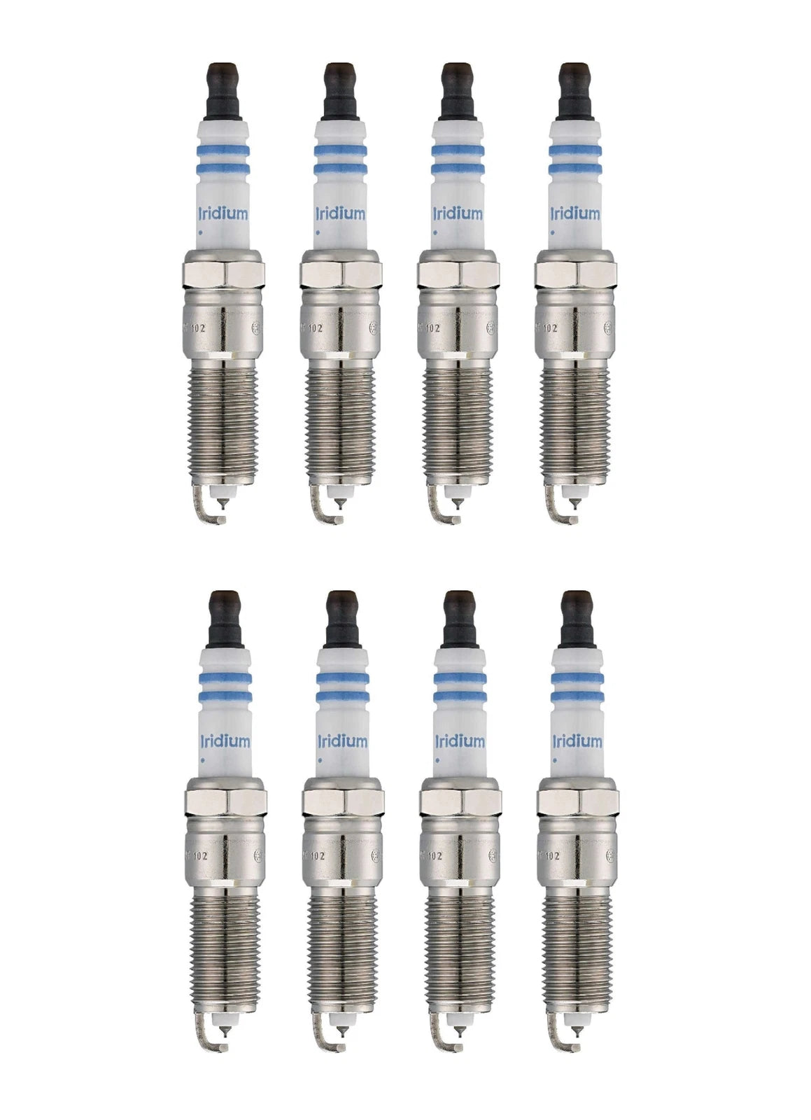 Set of 8 Bosch OE Double Iridium Spark Plugs for Ford F-150 Mustang V8