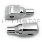 Chrome Footpeg Adapter for Harley Softail Fat Boy FLFB & Fat Bob FXF (2018–2023)