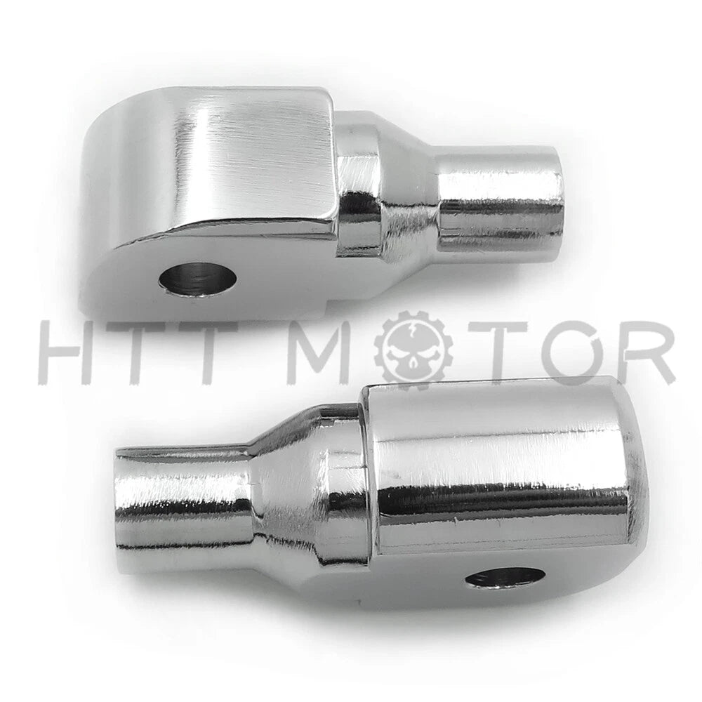 Chrome Footpeg Adapter for Harley Softail Fat Boy FLFB & Fat Bob FXF (2018–2023)