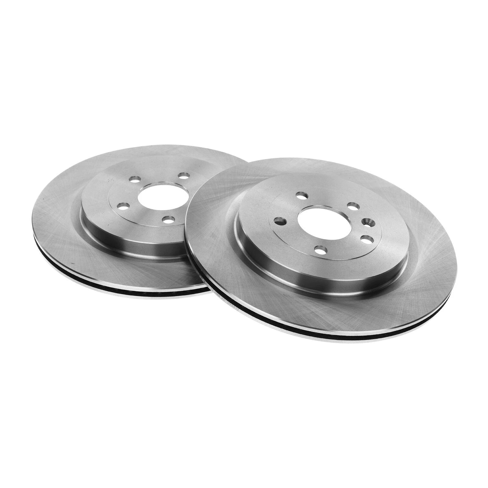 Set of 2 Rear Disc Brake Rotors & Ceramic Pads for Ford Explorer Taurus (2013–2019)