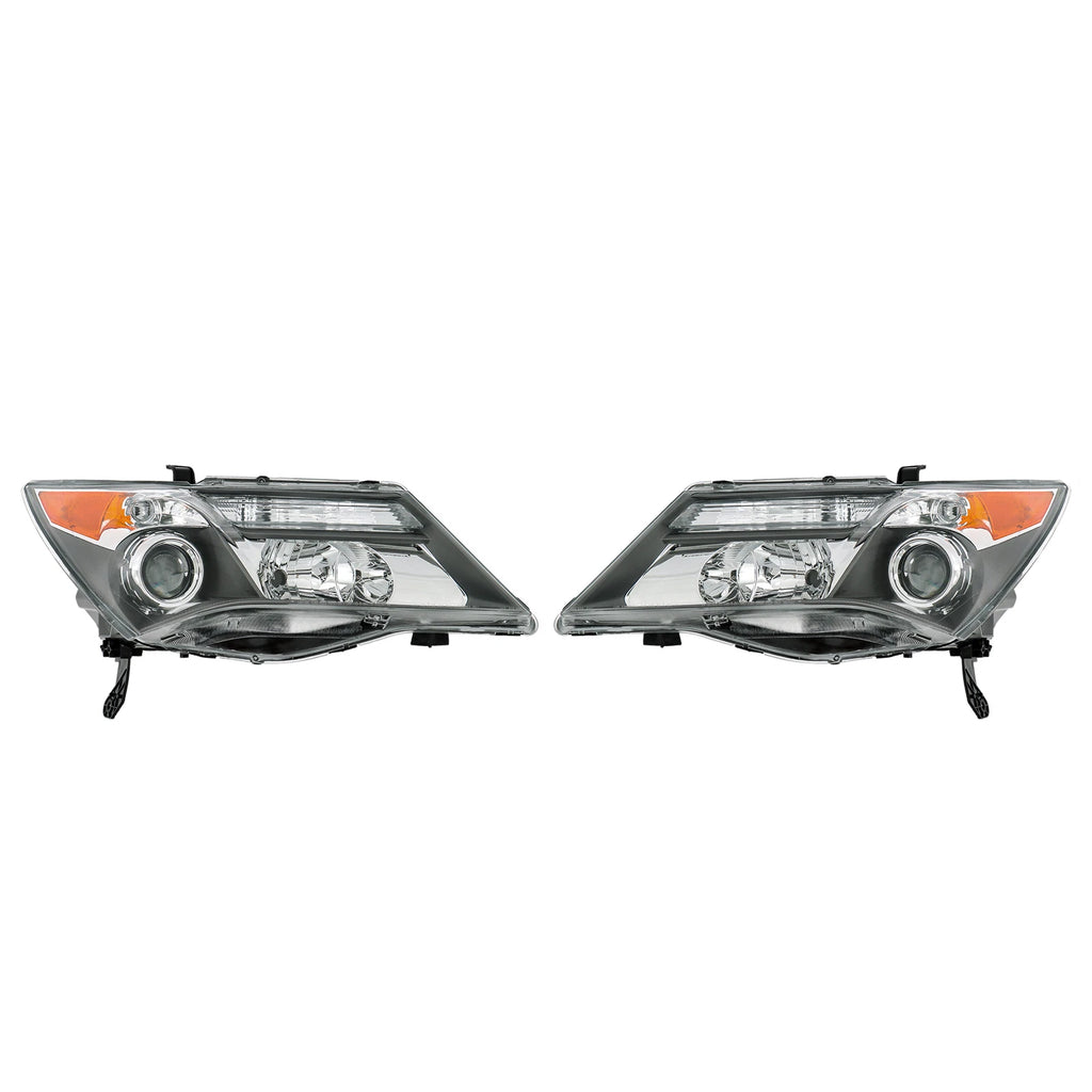 Set of 2 HID Projector Headlights for Acura MDX (2007–2009)